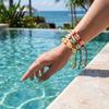 Summer Outfit Accessories Handmade Seashell Bracelet Natural Shell Boho Beaded Adjustable Chic Gift for Her Woven String Bracelet Women Beach
