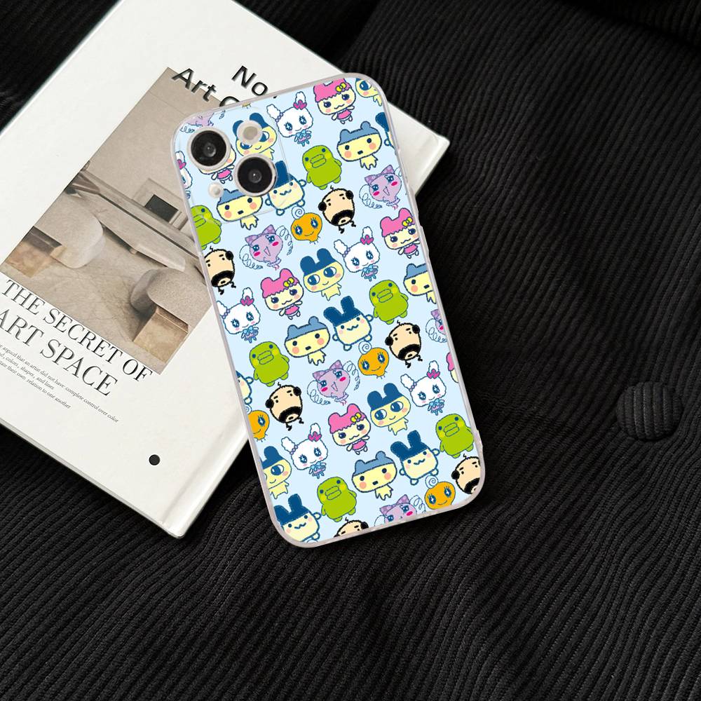 Classic T-Tamagotchi For iPhone 17 16 15 14 13 12 11 Pro Max Plus mini Funda For Transparent Cover