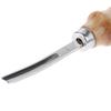 Strumento artigianale in pelle per smussatore di bordi in pelle stile francese con manico in legno