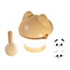 Wooden Fish Night Light Stress Relief Tap Lamp Cute Glow Bedside Lamp USB Charging Sleep Companion Interactive Toy