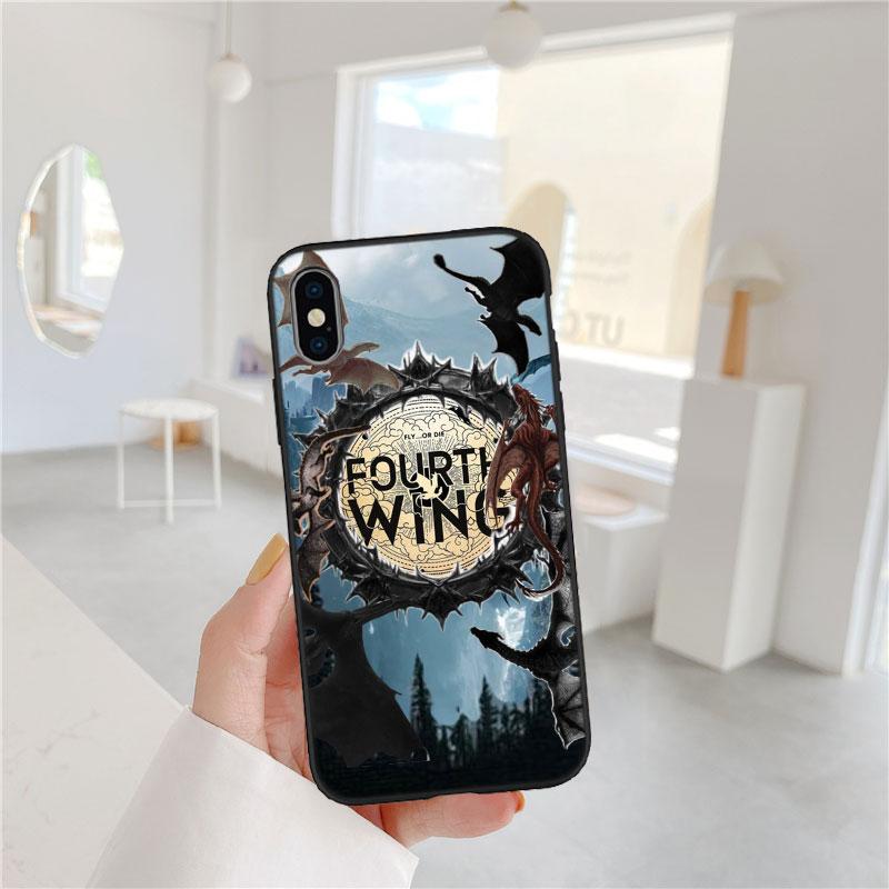 

LO44 Fourth wing dragons Soft Shell Phone Case for OPPO A3 Pro A72 A74 A76 A77 A77S A78 A79 A94 A95 A18 A40M A58 OPPO A58 5G