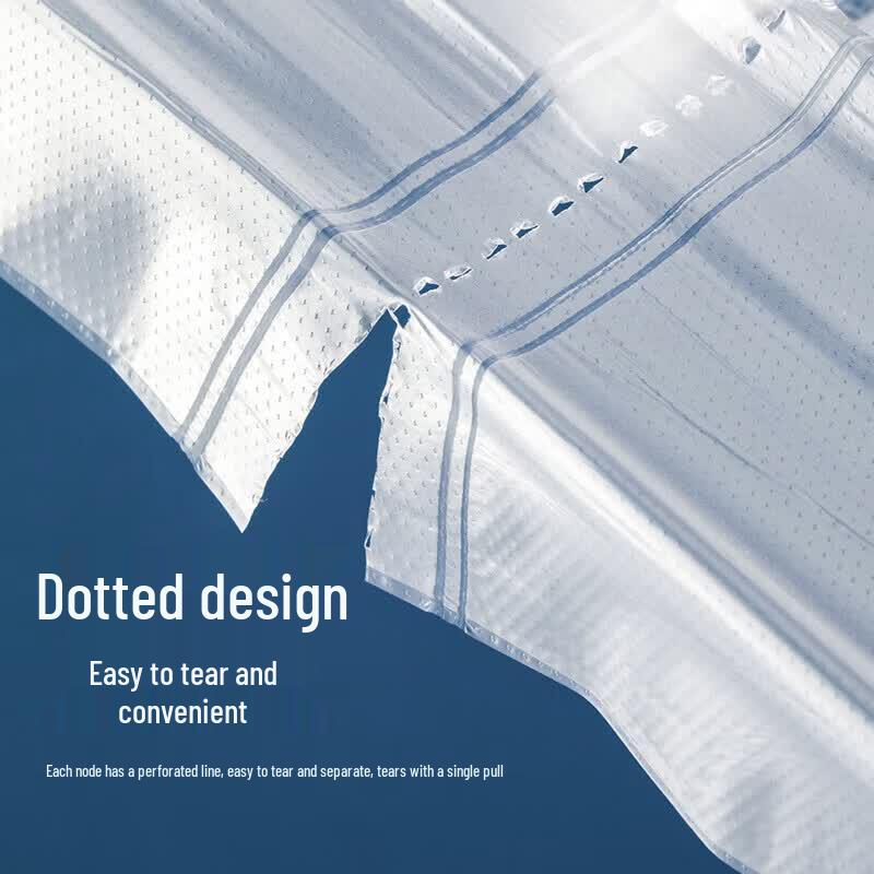 CHAHUA Thickened Vest-Style Food Storage Bags, 3 Rolls