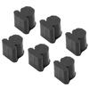 7Pcs Horn Piston Rubber Pad Noise Resistant Rotary Valve for Euphonic Tuba with Pile Small