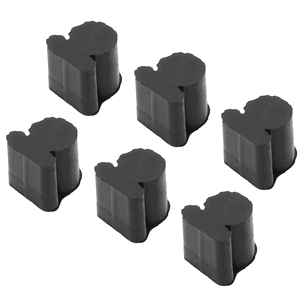 7Pcs Horn Piston Rubber Pad Noise Resistant Rotary Valve for Euphonic Tuba with Pile Small