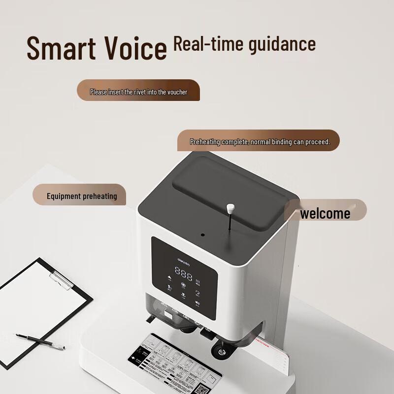 Deli Z1PRO Smart Financial Binding Machine CN plug (adapter included)