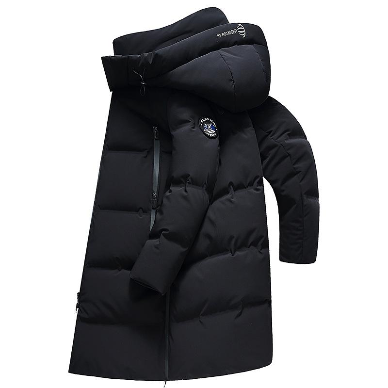 

Winter Removable Hood Down Jacket Men s Thickened Knee-length Youth Arctic Down Jacket Outdoor Down Jacket