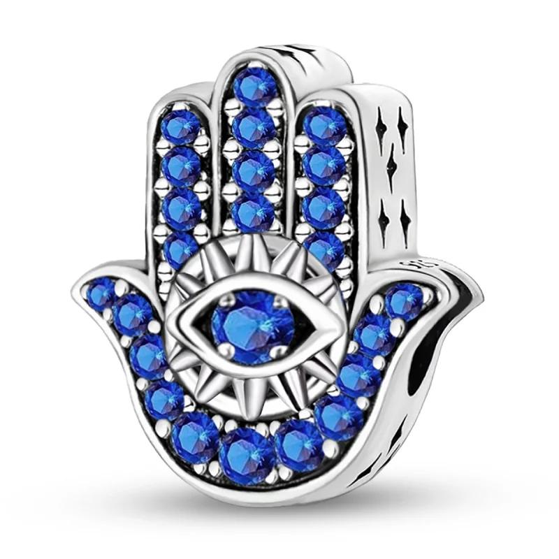 Copper Bible Devil'S Eye The Cross Charms Beads Fit Diy Bracelet Necklace Making Gift Of High Quality Fine Jewelry