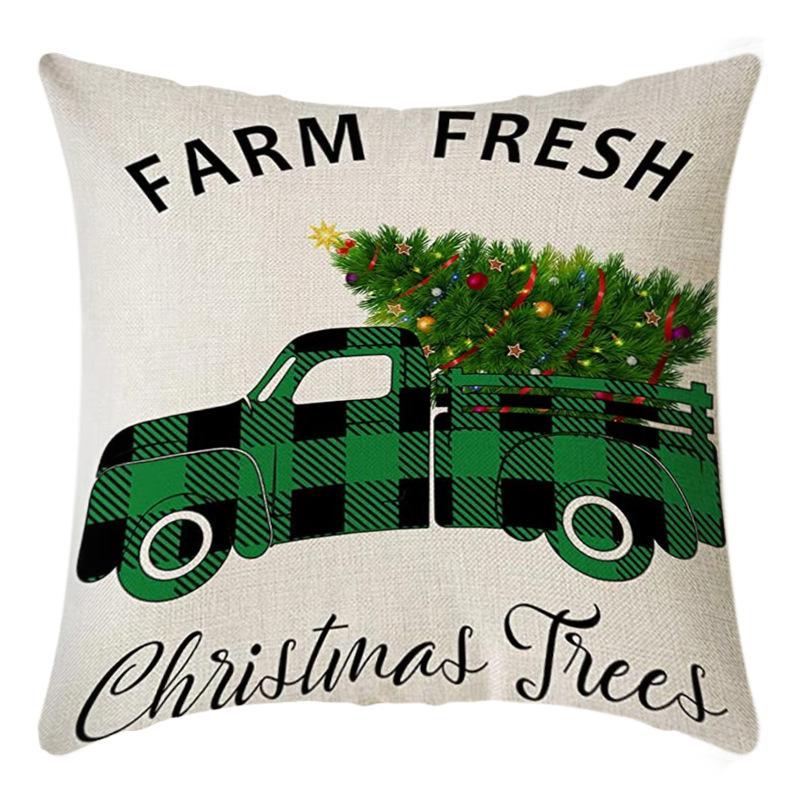 Christmas Nordic Style Santa Claus Pillowcase Home Sofa Cushion Car Cushion Cartoon Christmas Pillowcase