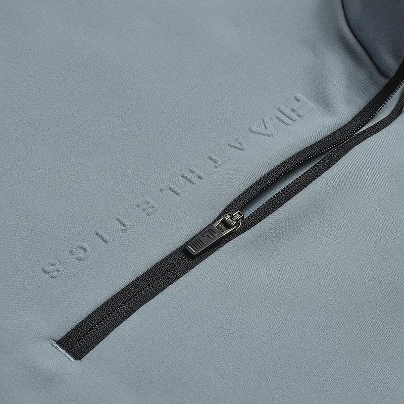 FILA Fleece Version Warm Simple Sports Casual Training Comfortable Versatile Long Sleeve T-Shirt Men tops Light-Gray A11M611222FDY