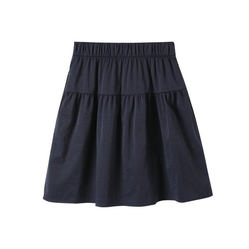 Rock Damen Sommer neuer Begriff Rock Fünf-Punkt-Rock Hohe Taille Dünn College-Stil Tragen Kurzer Rock