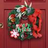 Bow Wreath Easy To Carry Convenient Decorations Letter Card Wreath Strong And Durable Beautiful Holiday Decorations Wreath
