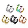 1 PÁR 316L náušnic z chirurgické oceli malé kruhové náušnice pro muže Dámské Dětské náušnice Huggie Body Piercing