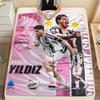 Juventus Team Print FlAannel Blanket, High Quality Comfortable for All Seasons, Home Decor, Warmth and Comfort