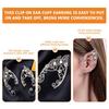 Elegant Sweet Elf Ear Cuffs Wedding Earrings Women Trendy Gold Color Wrap Fairy Ear Clip On Earrings Fashion Jewelry Girls Gift
