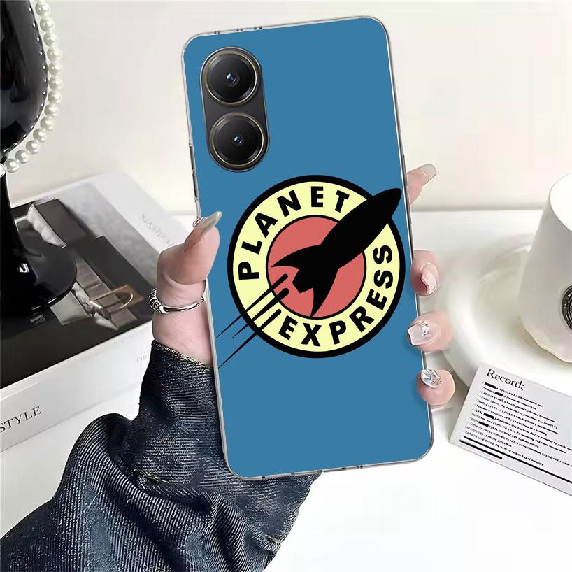 Futurama Planet Express Soft Phone Case For Xiaomi Redmi 15C 15 13C 13 Poco X5 X6 X7 F7 Ultra M7 12C 12 10 10C 9C 9A 9T 9 Fundas