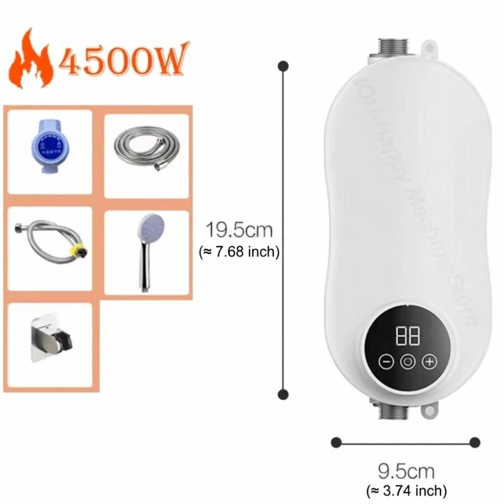 Portable Instant Tankless Water Heater Electric Hot Water Heater for UK/US/EU Household Appliance