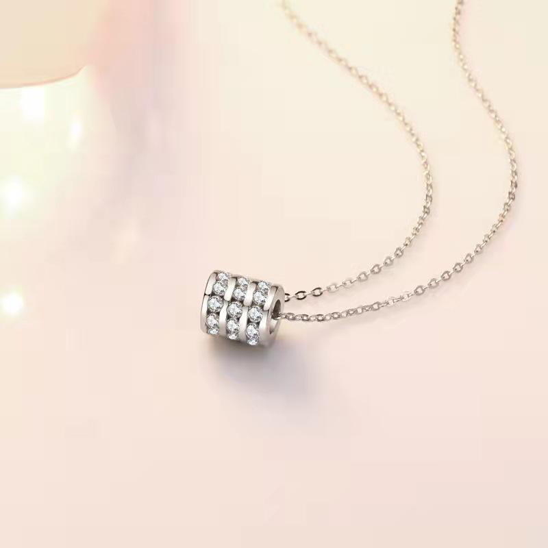 Beixi s925 Sterling Silver Necklace for Women - Thin Waist Collarbone Chain with Trendy Niche Design 925 Silver