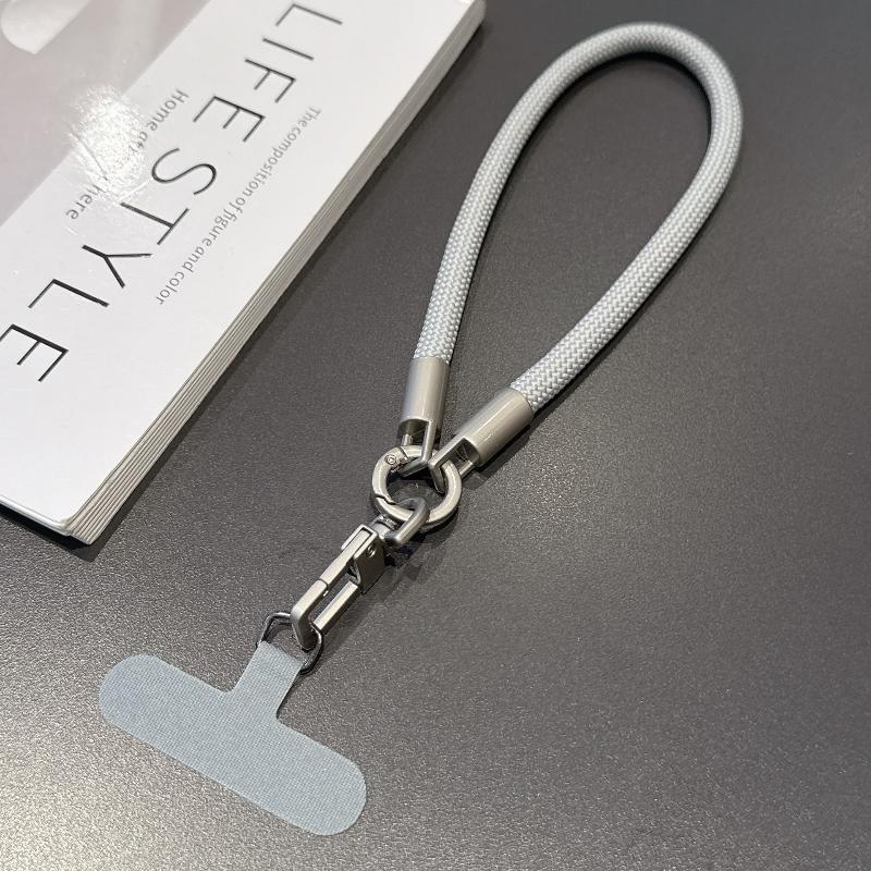Portable Mobile Phone Hand Wrist Straps Nylon Colorful Anti-Fall Lanyard With Gasket Detachable Cellphone Hanging Cord