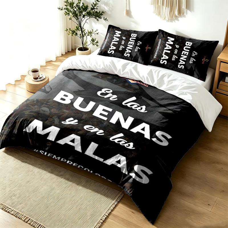 Colo-colo 3pc Duvet Cover Set Simple Modern Bedding Set Wrinkle Resistant Soft Fabric All Season Use a perfect gift