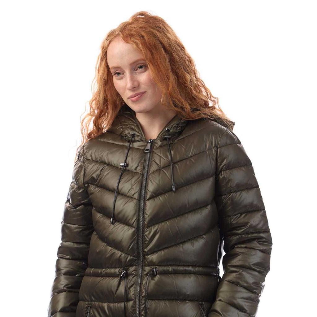 DKNY Womens/Ladies Cinched Waist Puffer Jacket