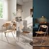 Wooden Folding Chair Space-Saving Minimalist for Small Apartments