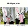 Unisex Protective Cover Mesh Bag Useful Cup Sleeve Mesh Cup Pouch Single Shoulder Water Cup Bag