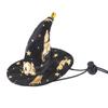 Pet Costume Hat Funny Star Print Witch Cloak Party Cosplay Dress Cosplay Accessories Pet Halloween Supplies