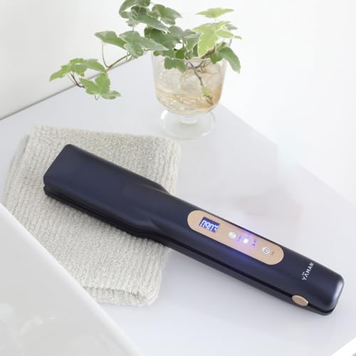 YA-MAN Ultrasonic Treatment Night Repair Iron, Navy, YJHB4L