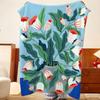 Artist A-Agathe S-Singer Throw Flannel Throw Blanket, Lightweight Cozy, Durable Washable Cute Cool