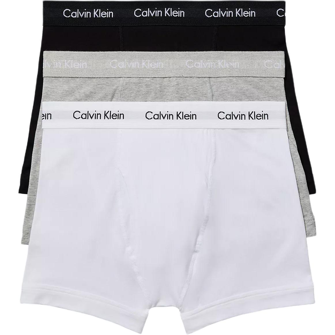 

Calvin Klein Soft Comfortable Minimalist Logo Boxer Briefs 3-Pack Men underwear NB2615-099 XL