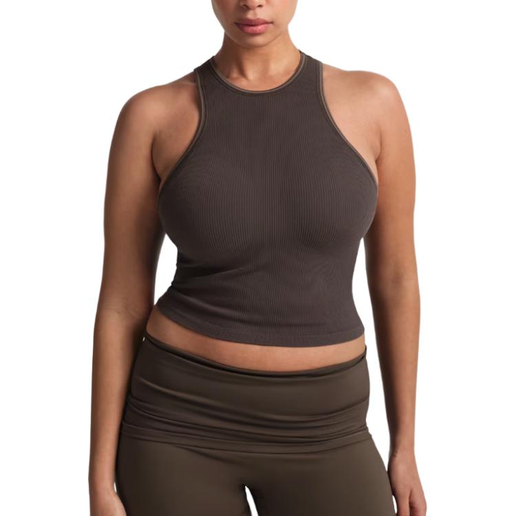 Nike Skims Round Neck Pullover Ribbed Tank Top Women tops IR5152-249