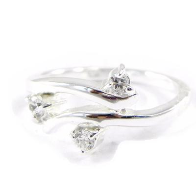 Silver Ring 'Câlin' White