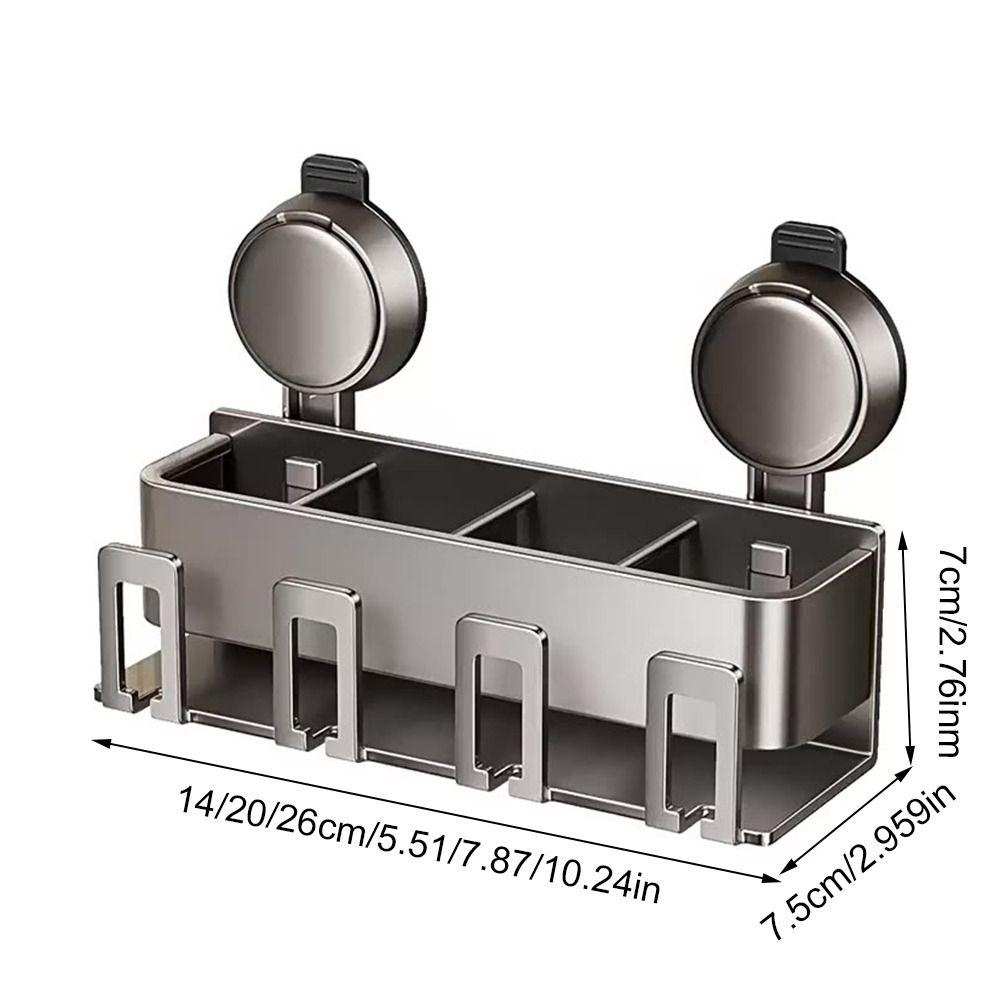Wall-mounted Bathroom Toothpaste Rack Toothbrush Cup Holder  Bathroom Household Shelf Accessories