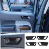 For Ford Maverick Matte Black Inner Door Handle Frame Bowl Trim Cover