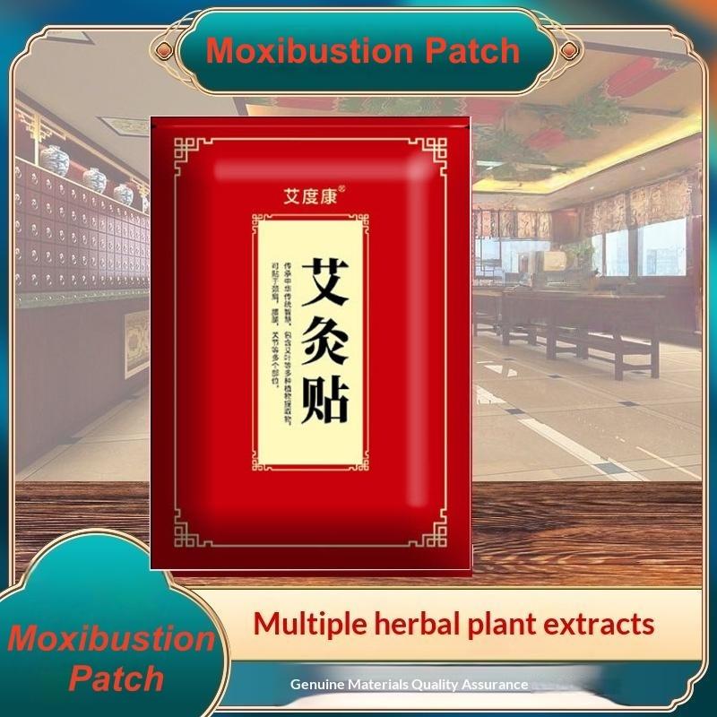 100Pcs Non Irritating Wormwood Moxibustion Stickers Warm Moxa Patches for Neck Shoulder Sleeping Ache Relief