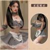 Maid COS Uniform Small Chest Free Pajamas Hot Sexy Pure Desire Wind Robe Nightclub Sex Suit