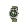 Seiko5 Waterproof Date Display Automatic Nylon Strap Men's Watch Green Dial SNZG09K1