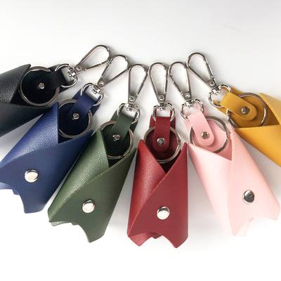 Herren doppelseitig PU verdickt Nappa Muster Damen Dapeng Flügel ausgebreitet große Kapazität Leder Auto Schlüsselanhänger Tasche Anpassung