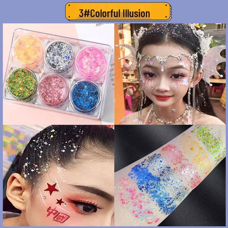 

Детский сценический макияж Гель Глиттер Тени для век – Не требует клея, Идеально для выступлений