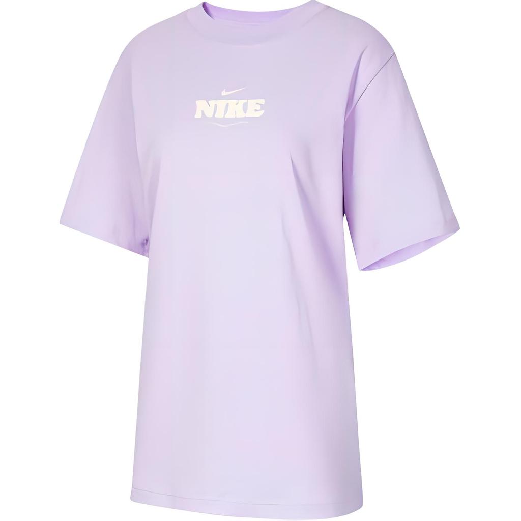 New Nike SS24 Sportswear Essential Women's T-Shirt Purple HF6180-517