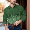 Men'S Fashionable Lapel And Shoulder Length Short Sleeved Casual Top