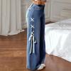 Women's Trousers Large Size Stretch Jeans Loose Semi-Elastic Pants