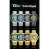 POEDAGAR Clock Waterproof Electronic LED Luxury Watches Dual Time Display Digital Stainless Steel Quartz Watch