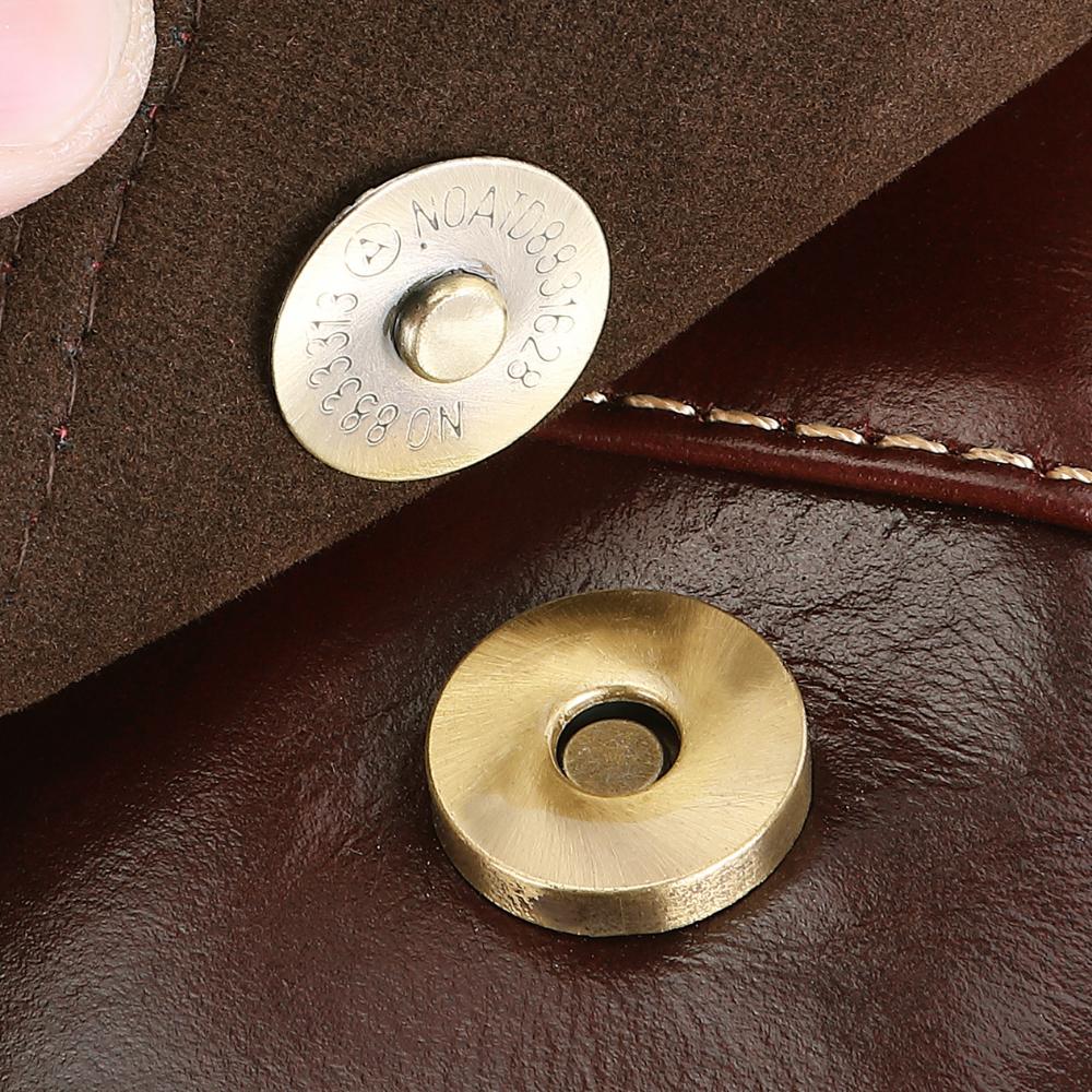 Men's Handbag First Layer Cowhide Vertical Business Casual Office Briefcase Men's Shoulder Messenger Bag