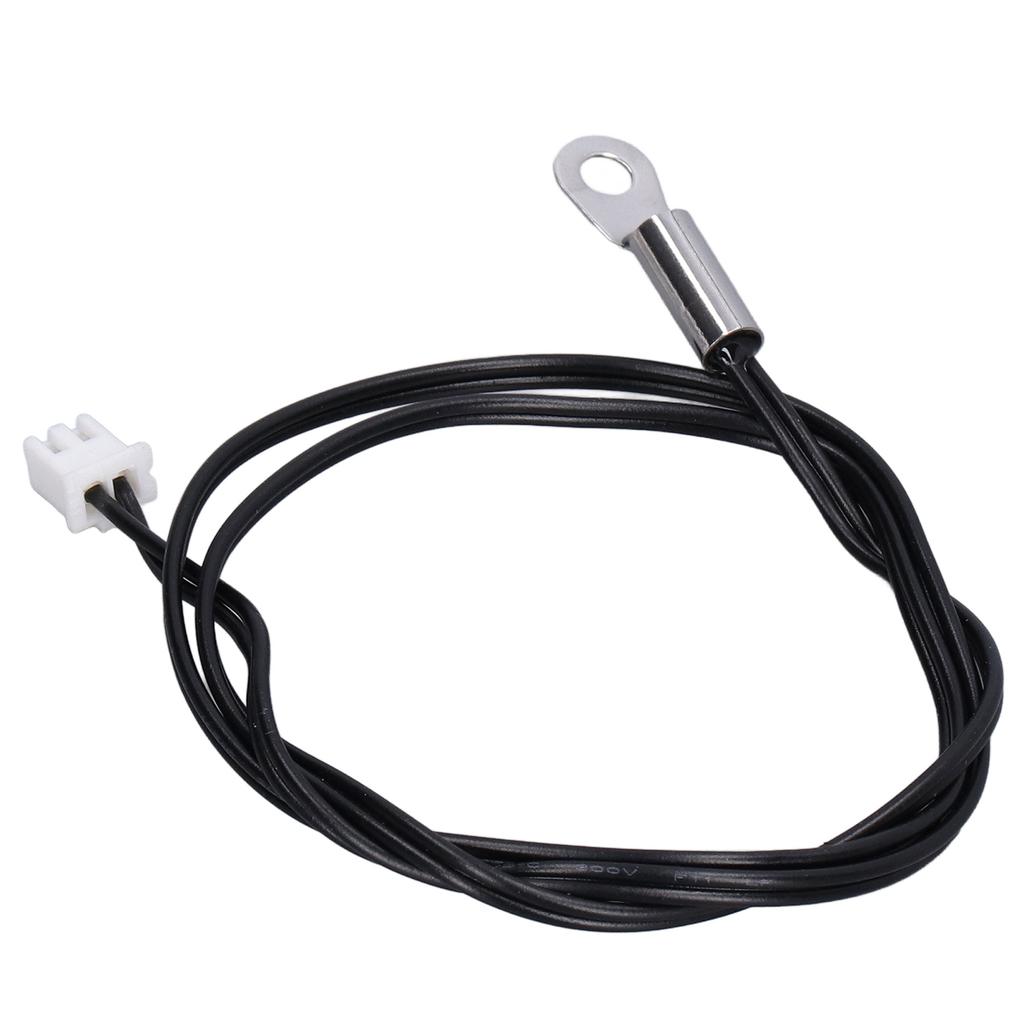 10Pcs Thermistor Temperature Sensor Probe Round Lug Cold Pressed Terminal Connector 500mm