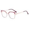 Anti Blue Light Women's Prescription Reading Glasses TR90 Ultralight Metal Frame Fashion Gradient Computer Eyeglasses