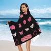 National Pig Day Sticker Pack Beach Towel Soft Microfiber Quick Dry Absorbent Quick Towels For Swimming