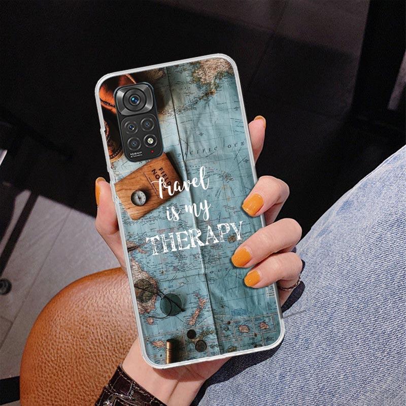Travel Mountain Beach Proverb Phnoe Case for Phnoe Case for Xiaomi Redmi Note 15 14 14S 13 Pro Plus 12 12S 11S 11E 10S 10 11T 5G