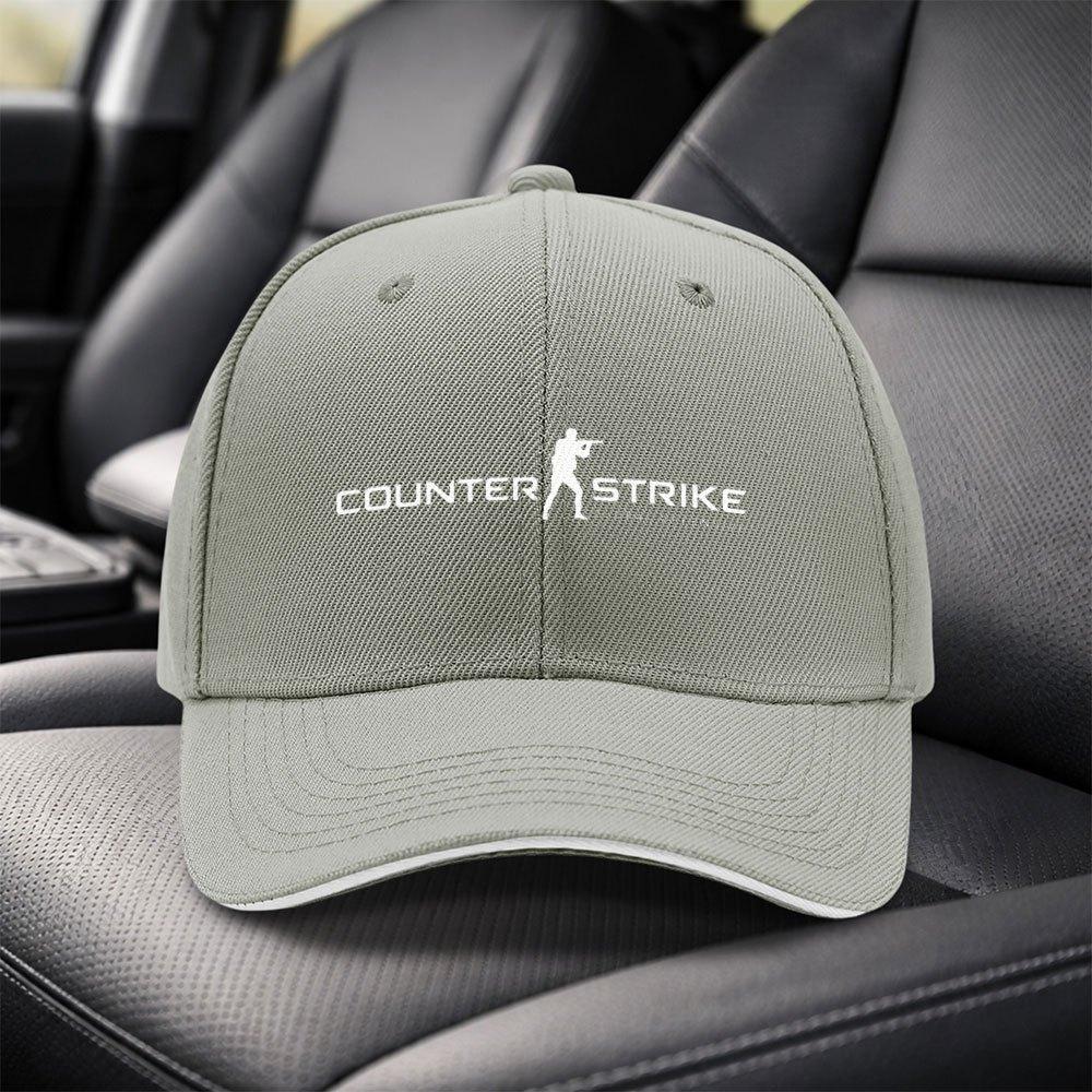 CounterStrike Game Baseball Cap Black Adjustable Duckbill Hat Unisex Casual Sports Cap