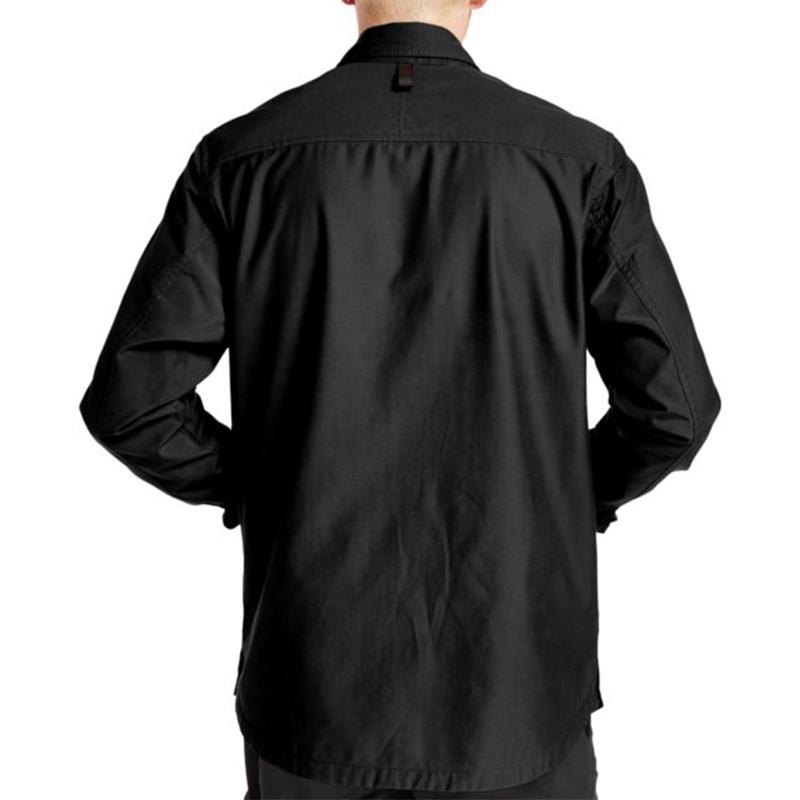 Timberland Multi-Pocket Split Hem Shirt Jacket Men Jackets Black A2BD7001